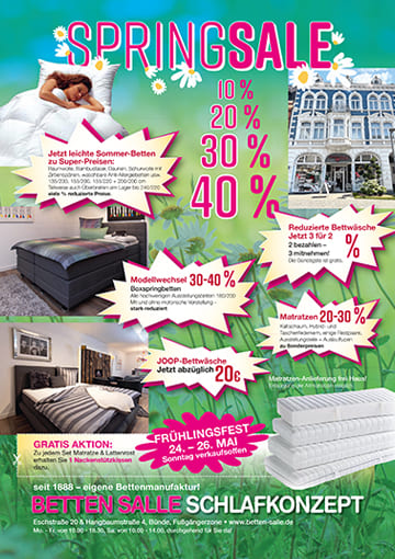 SpringSALE - Betten Salle Bünde